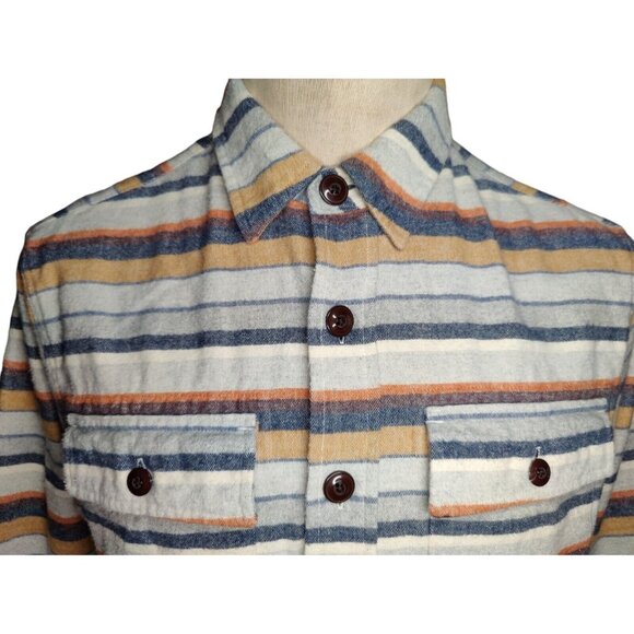 LL Bean Signature Bean's Chamois Cloth Shirt Archive 1933 Mens Medium Slim Fit - Picture 13 of 16